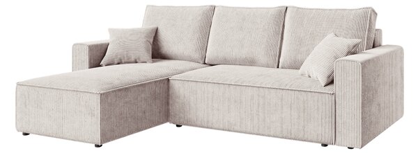 Rohová sedací souprava Cordova (krémová) (L). Akce -11%
