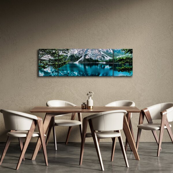 Obraz Jezera v Alpách (170x50 cm)