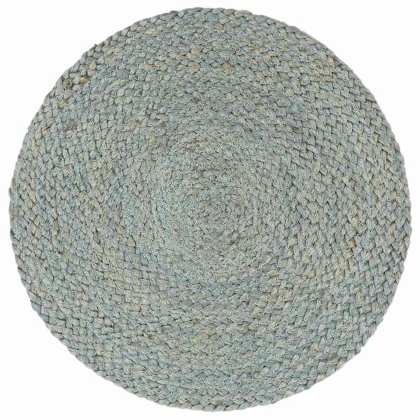 Prostírání 6 ks olivově zelené 38 cm kulaté juta 133841