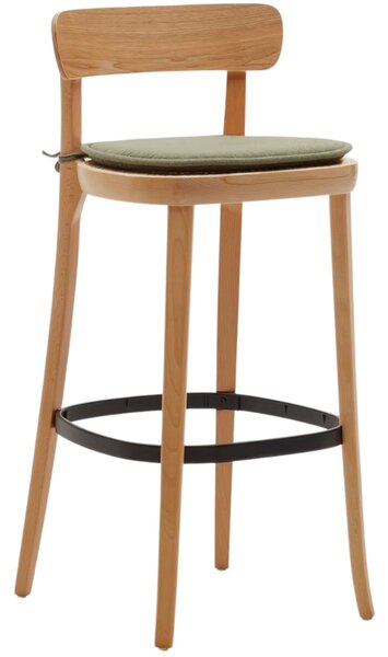 Zelený podsedák Kave Home Romane 43 x 43 cm