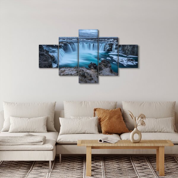 Obraz - Výhled na vodopády (125x70 cm)