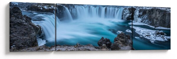 Obraz - Výhled na vodopády (170x50 cm)
