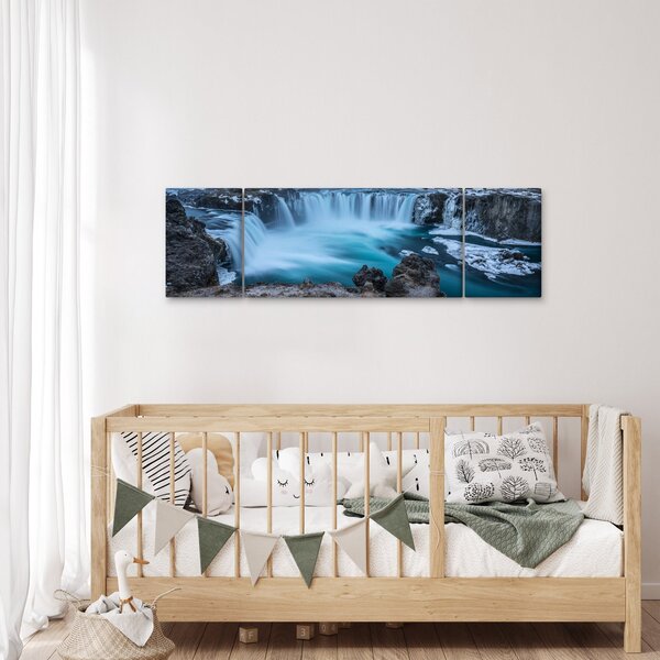 Obraz - Výhled na vodopády (170x50 cm)