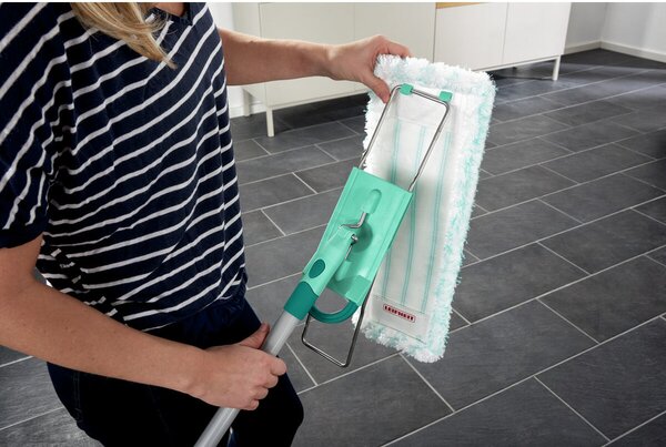 Podlahový mop PROFI Micro Duo s kovovou tyčí - CLICK System LEIFHEIT 55048
