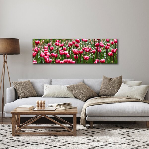 Obraz tulipánů (170x50 cm)