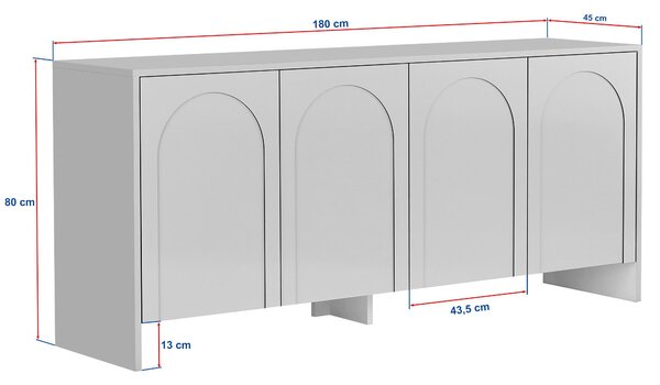 Skříňka Ayvar (bílá). Akce -17%