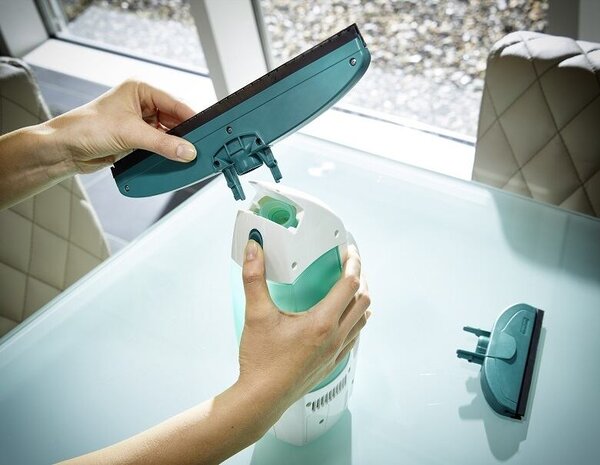 LEIFHEIT 51003 Window Cleaner vysavač na okna s mopem a tyčí 43 cm