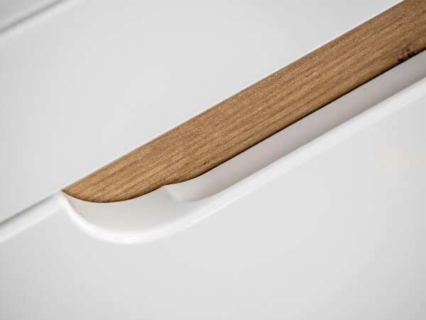 Comad Koupelnová skříňka pod umyvadlo Aruba White 50 dub craft/bílá
