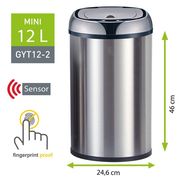 Mini Bezdotykový koš 12 l HELPMATION GYT12-2