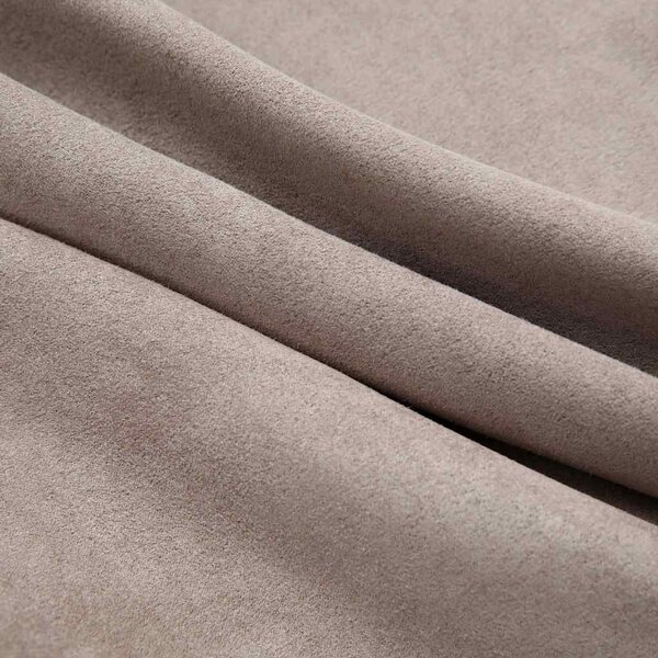 Zatemňovací závěsy s kovovými kroužky 2 ks taupe 140 x 175 cm 134476