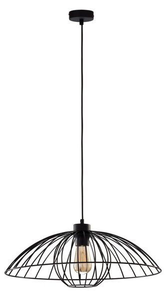 TK LIGHTING Lustr - BARBELLA 6260, ⌀ 50 cm, 230V/15W/1xE27, černá