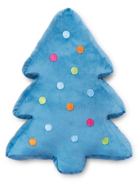 Sametový dekorační polštář s vánočním motivem 34x40 cm Christmas Tree – Catherine Lansfield