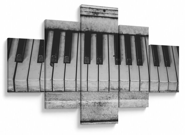 Obraz starého klavíru (125x70 cm)
