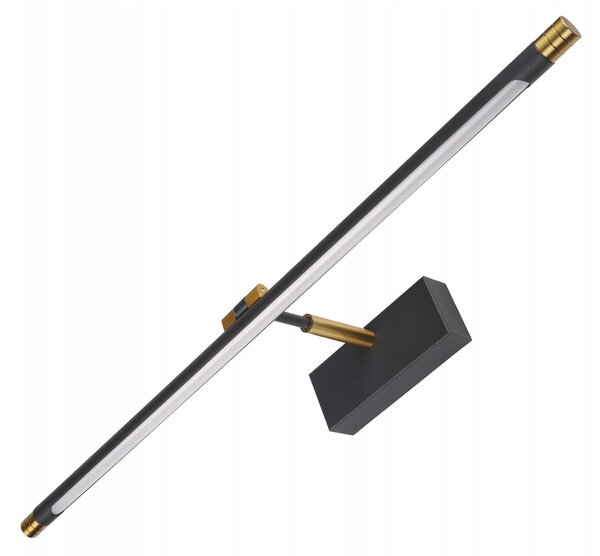 Nástěnné LED svítidlo nad zrcadlo 14W 4000K neutrální bílá zlatá 66cm