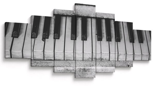 Obraz starého klavíru (210x100 cm)