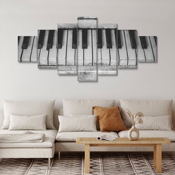 Obraz starého klavíru (210x100 cm)