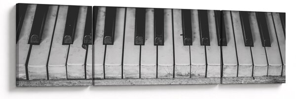 Obraz starého klavíru (170x50 cm)