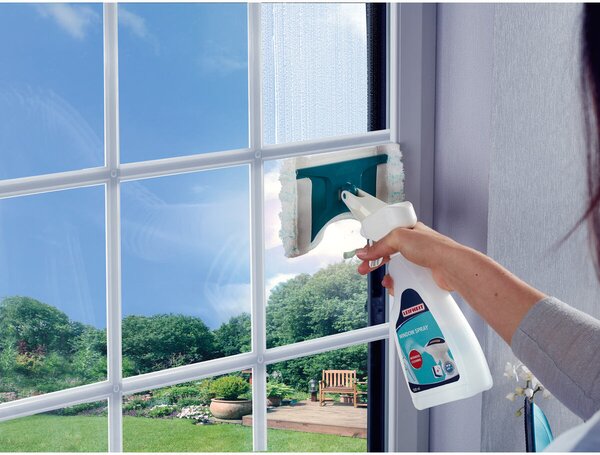 Mop na okna Micro Duo s čističem na sklo 500 ml LEIFHEIT 51165