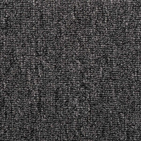 Schodové rohože 15 ks 65 x 21 x 4 cm antracitové s obdélníkovým okrajem 134567
