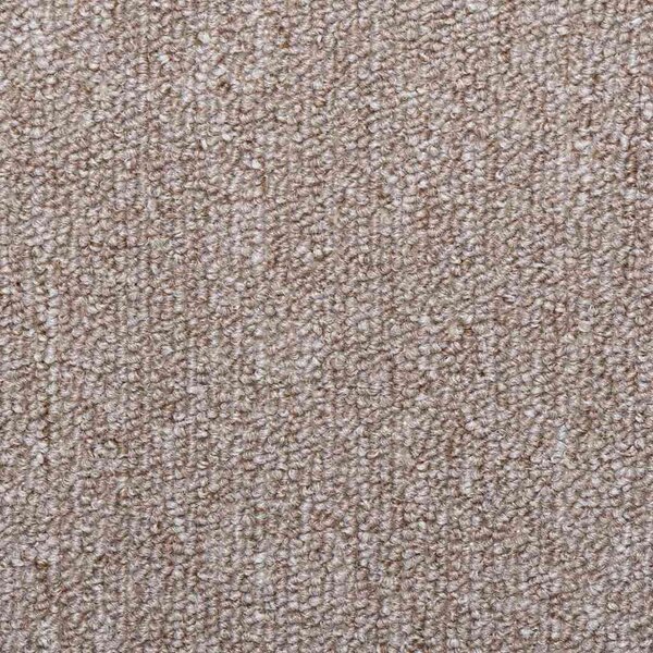 Schodové rohože 15 ks 65 x 21 x 4 cm světle hnědé s obdélníkovým okrajem 134569