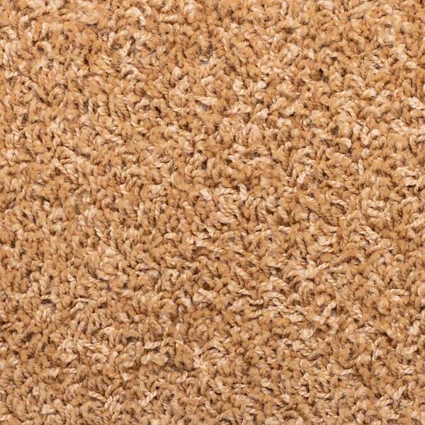 Schodové rohože 15 ks 65 x 21 x 4 cm béžové s obdélníkovým okrajem 134577
