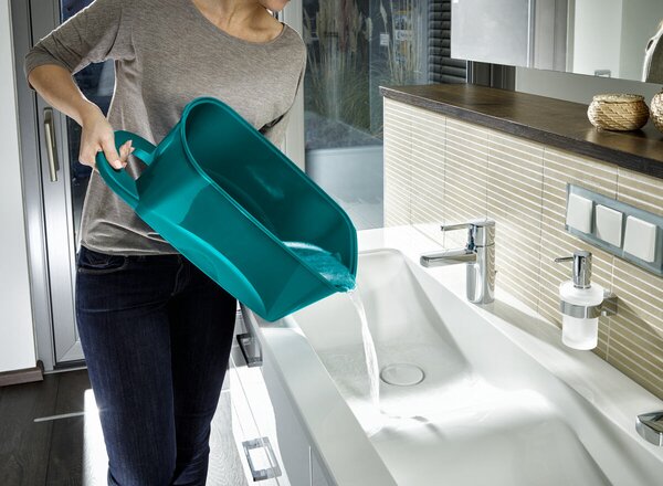 Set podlahový mop PROFI + vědro na kolečkách PROFI s nášlapným ždímáním LEIFHEIT 55096