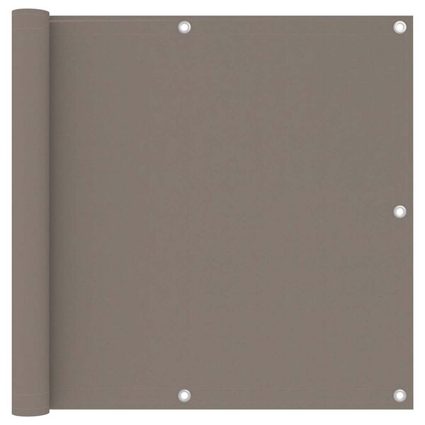 Balkónová zástěna taupe 90 x 300 cm oxfordská látka 134988
