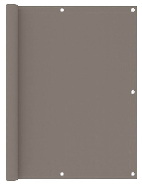 Balkónová zástěna taupe 120 x 300 cm oxfordská látka 134992