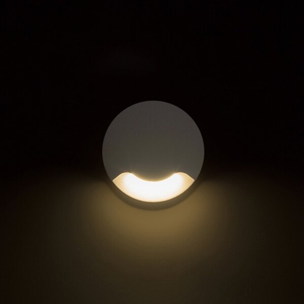 RED - Design Rendl-R12615 - LED Venkovní vestavné svítidlo KICK LED/1W/230V IP54