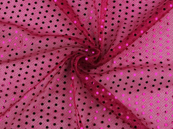 Flitrový úplet Ø4 mm METRÁŽ - 5 pink