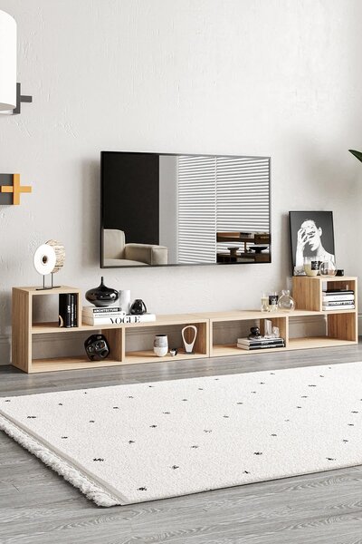 TV stolek/skříňka Burcak (dub sonoma). Akce -19%