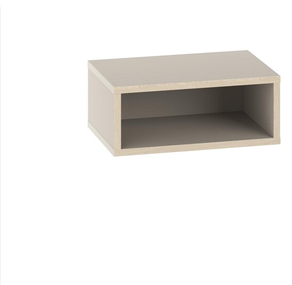 Noční stolek Bricen (béžovošedá). Akce -17%