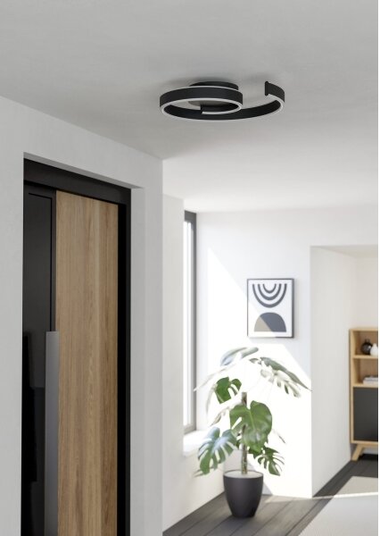 Eglo 901888 -LED RGBW Stmívatelné stropní svítidlo ANDABAIA-Z LED/37W/230V černá