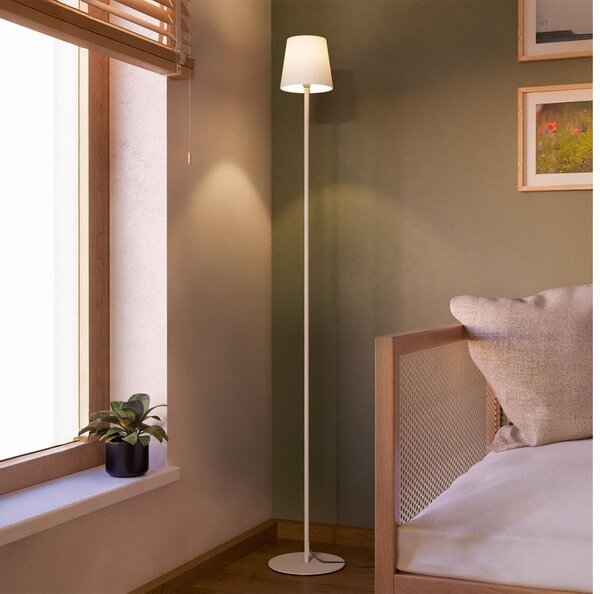 Eglo 901112 - Stojací lampa FIORANA 1xE14/7,5W/230V krémová/bílá