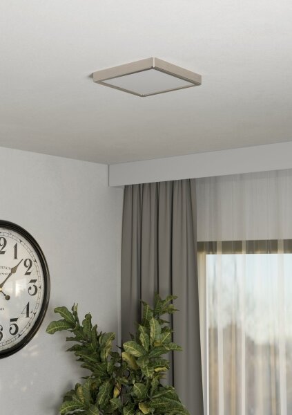 Eglo 901321 -LED Str. svíti. FUEVA LED/10,5W/230V 2700/4000/6500K 22x22 cm chrom