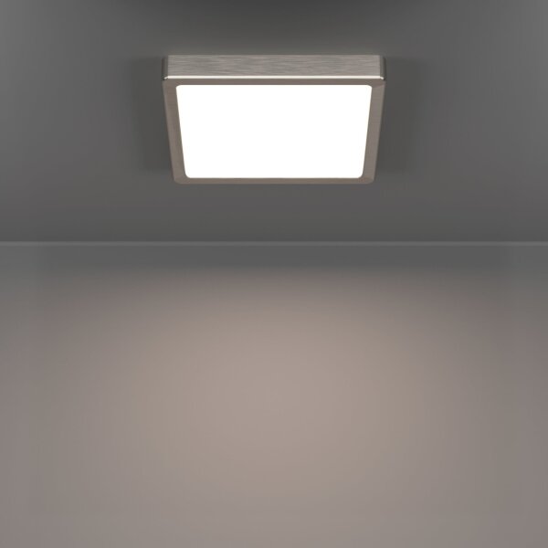 Eglo 901321 -LED Str. svíti. FUEVA LED/10,5W/230V 2700/4000/6500K 22x22 cm chrom