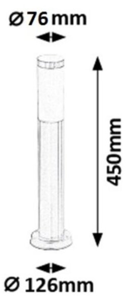 Rabalux 8263 Inox torch