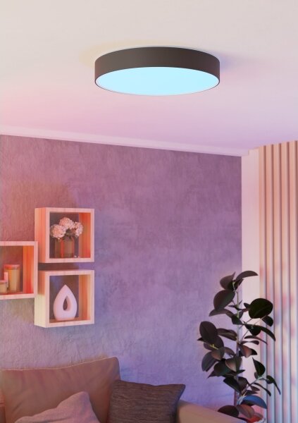 Eglo 901904 - LED RGBW Stm. stro. svítidlo GALLIZZI-Z LED/26W/230V pr.49cm černá