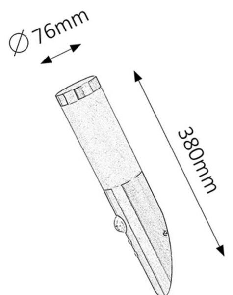 Rabalux 8266 Inox torch
