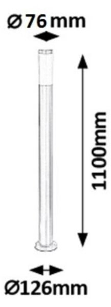 Rabalux 8268 Inox torch