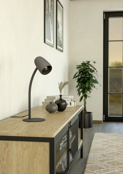 Eglo 901828 - Stolní lampa CARLO 1xE14/18W/230V černá
