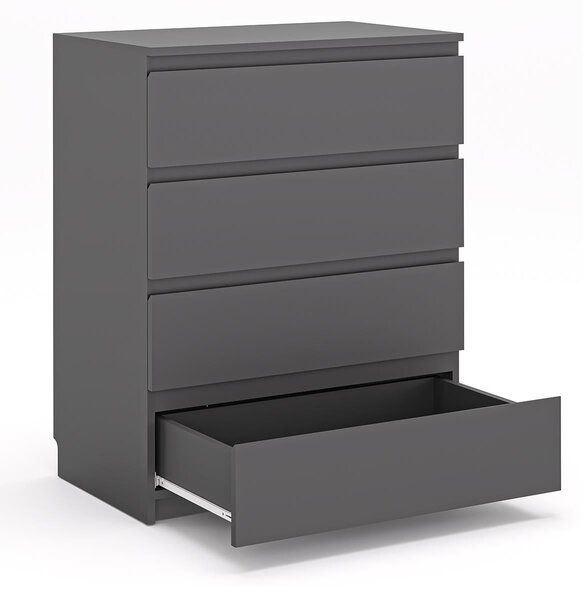 Komoda Dorinko 4 (antracit). Akce -21%