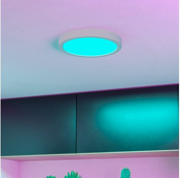 Eglo 901376 - LED RGBW Stm. kou. st. sv. FUEVA-Z LED/11,2W/230V 21,1cm IP44 bílá