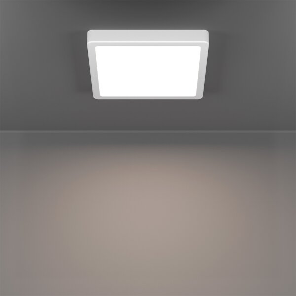 Eglo 901378 -LED RGBW Stm. kou. st. sv. FUEVA-Z LED/10,5W/230V 22x22cm IP44 bílá