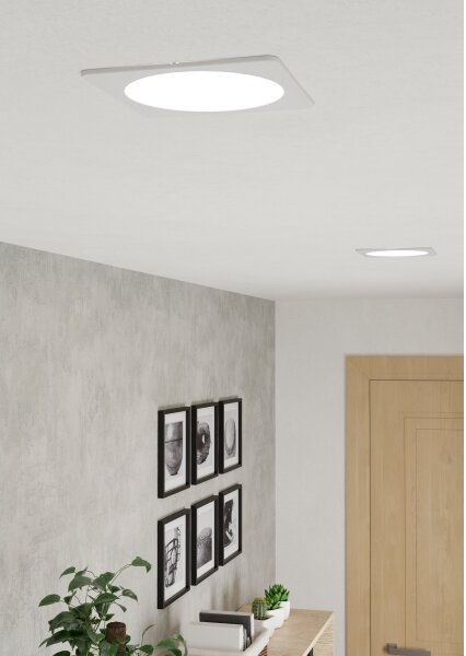Eglo 901401 - LED Podhledové svítidlo FUEVA LED/10,5W/230V 16,6x16,6 cm bílá