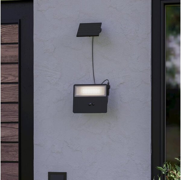 Eglo 901085-LED Solární nás. svítidlo PANETTIERI LED/6,7W/3,7 1200mAh IP44 černá