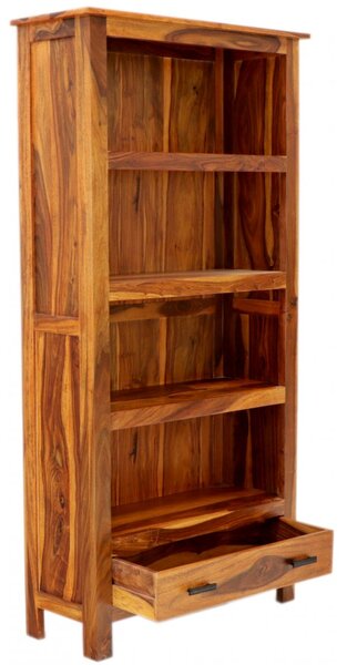 Knihovna Rami 90x180x35 z indického masivu palisandr