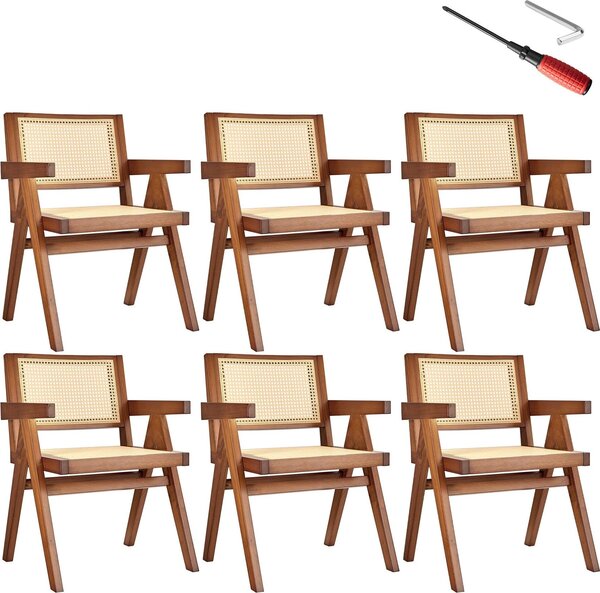 Tectake® Lissy křeslo v boho stylu 59 x 56,5 x 82,5 cm, nosnost 120 kg
