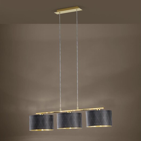 Eglo 39225 - Lustr na lanku DOLORITA 3xE27/60W/230V
