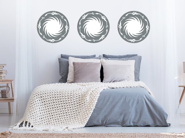 Mystické kruhy 3 ks kruh každý 20 x 20 cm